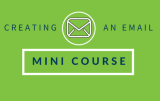 Creating an e-mail mini-course