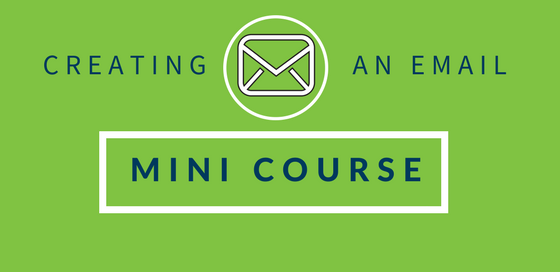 Creating an e-mail mini-course